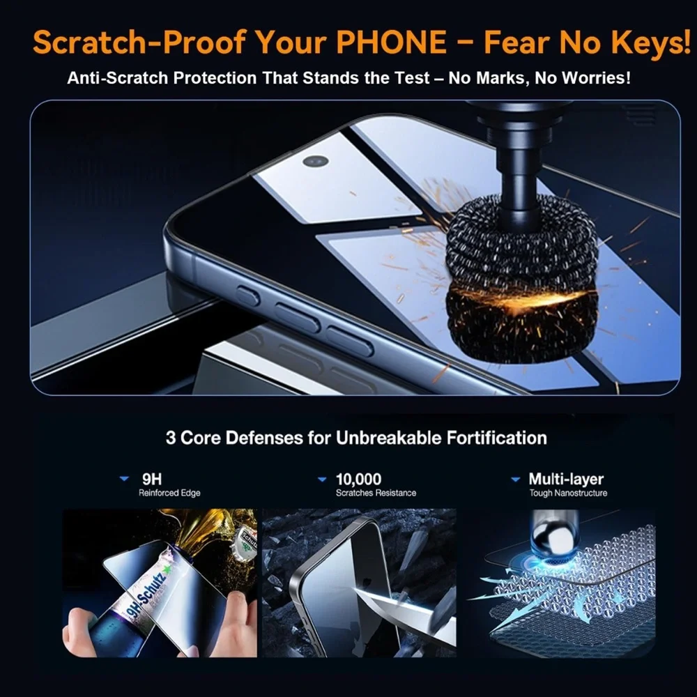 Clear OneFish Screen Protector for iphone 13 Pro Max/14 Plus